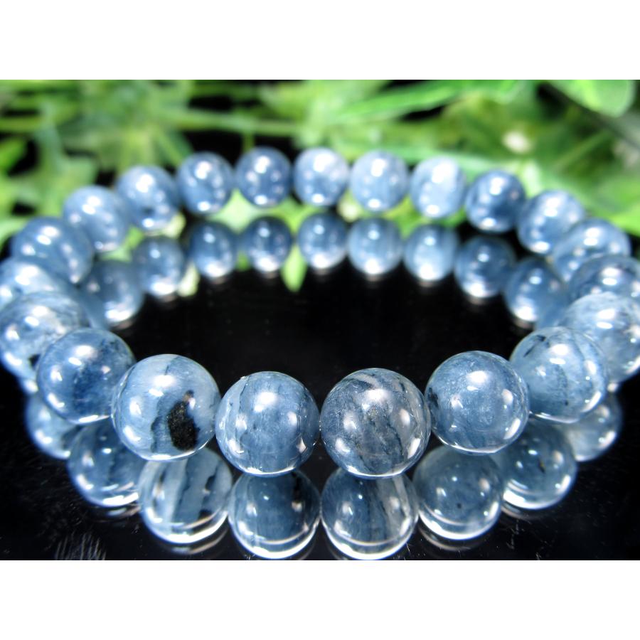 極上希少石】天然本物アンモライトブレスレット約12.5mm カナダ産