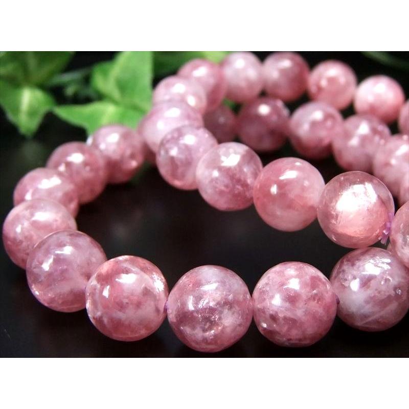 【希少石/最強品質】MIXレピドライトシリカ＊約11mm＊　天然石ブレスレット 希少石/最強品質】MIXレピドライトシリカ＊約11mm＊ 天然石