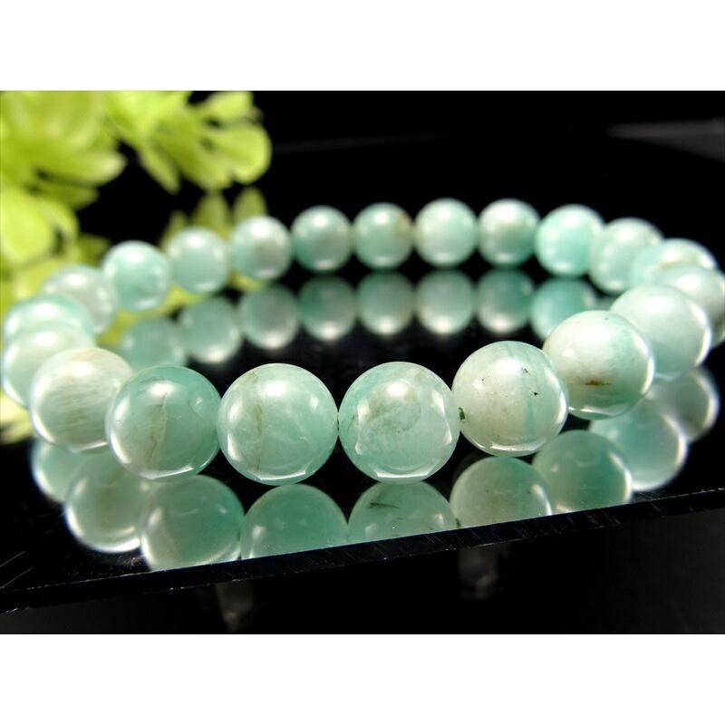 ☆トップグレードエメラルド 6.5ミリ珠 ブレスレット②(SA+)