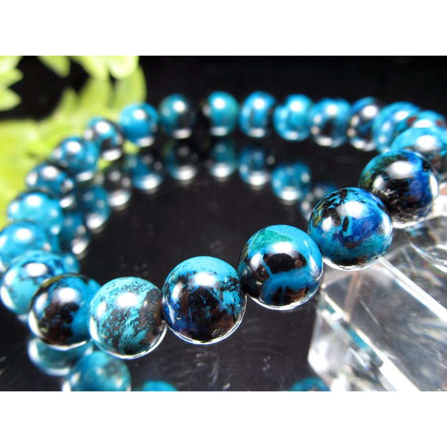 AAA+ 鮮やかなブルーグリーンカラー アイアンクリソコラ 珪孔雀石