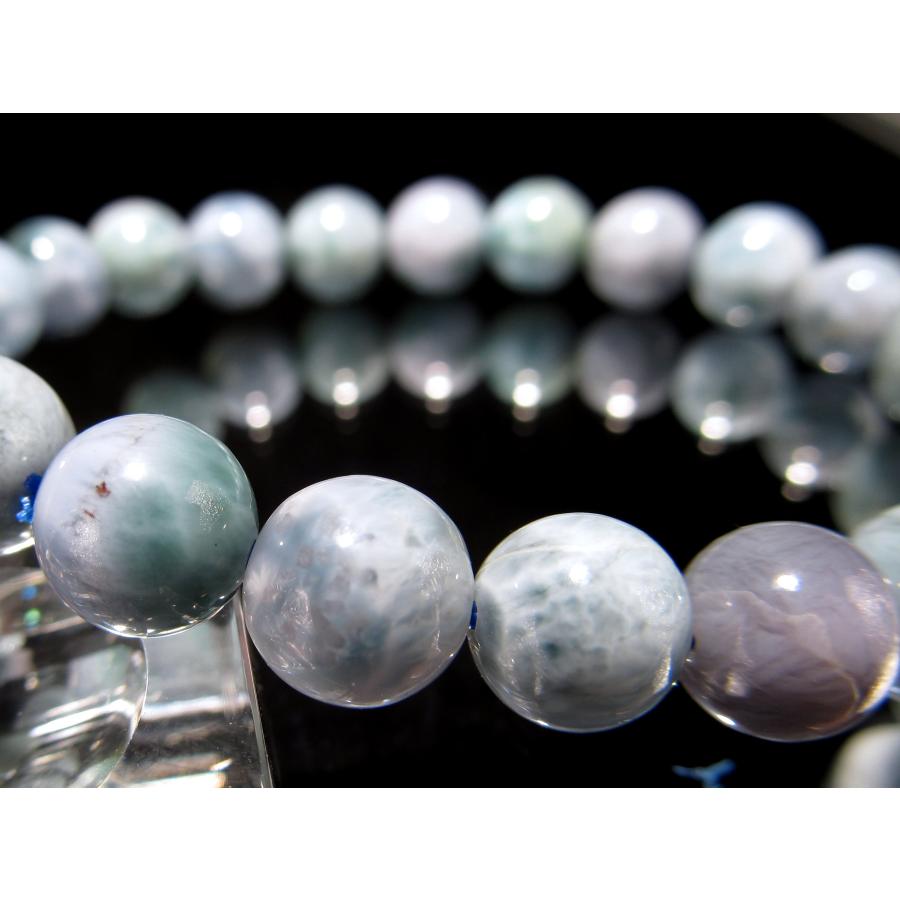 2A+ 超極レア品！ パープルラリマー ブレスレット 8mm-8.5mm×23珠 入手 
