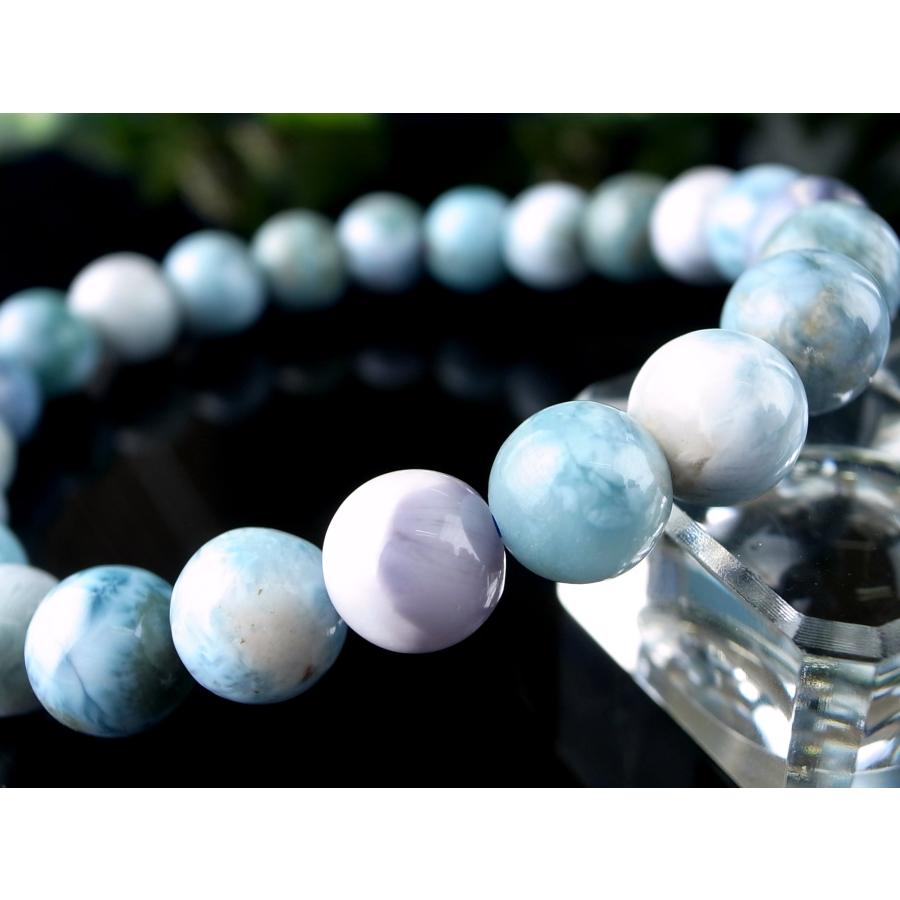 2A+ 超極レア品！ パープルラリマー ブレスレット 8mm-8.5mm×23珠 入手  