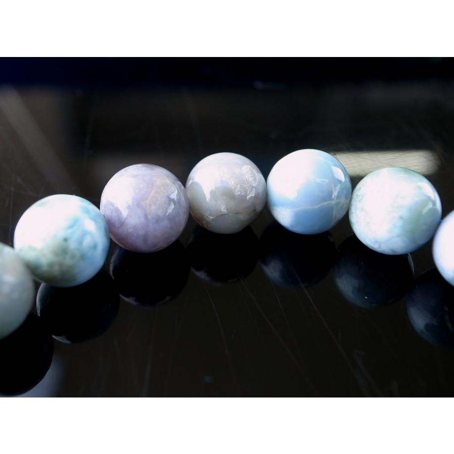 【希少】パープルラリマーブレスレット 8mm 天然無処理 希少】パープルラリマーブレスレット 8mm