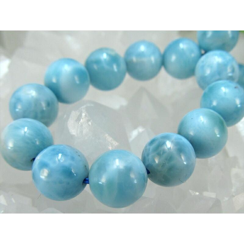 値下げ中！天然石ヒーリングストーン　ラリマー　ブレスレット la-b84_0.jpg