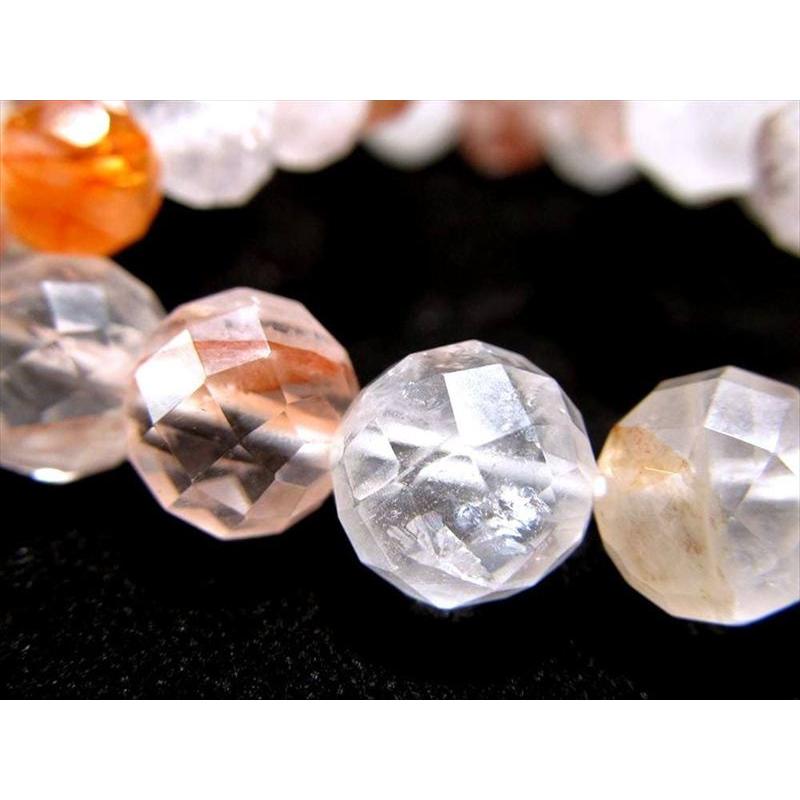 MIXカラーカットタイプ マニカランクォーツカットブレスレット 約6mm-6.5mm×31珠前後 パワースポットの最高峰ヒマラヤ山脈 ギャランティカード付き | ブランド登録なし | 01