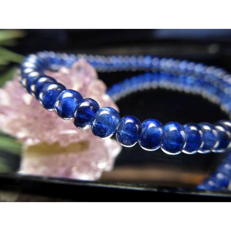 ☆パープルスターサファイア 6ミリ珠 ブレスレット②(SA+) パープル