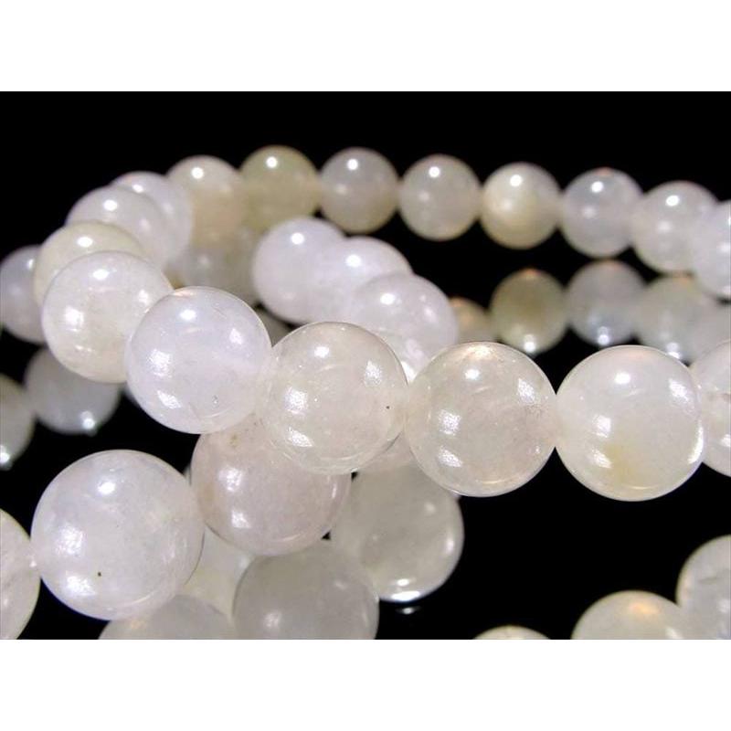証明書付属 静岡水晶 ブレスレット 8mm-8.5mm×24珠前後 純白の美と透明