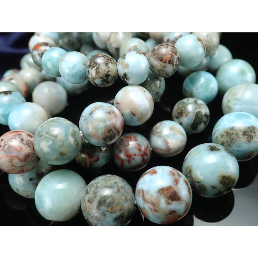 キュープライトインラリマー(チョコレートラリマー) ブレスレット 10mm