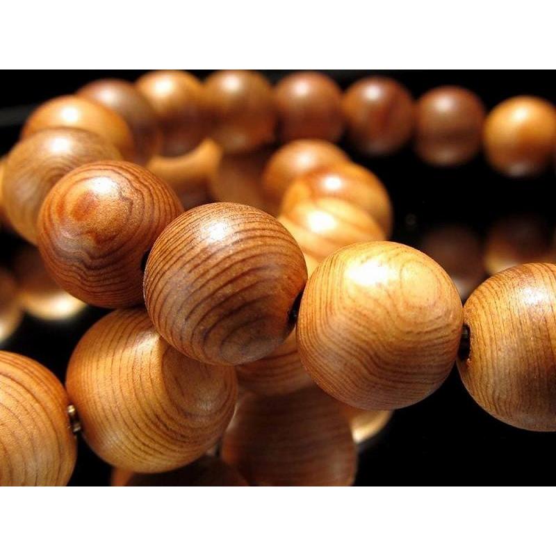 正規品 世界銘木協会 屋久杉 ブレスレット 8.5mm-9mm×24珠前後 厄除け