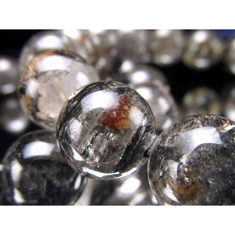 AA ブラックエレスチャルクォーツ ブレスレット 13mm-13.5mm×16