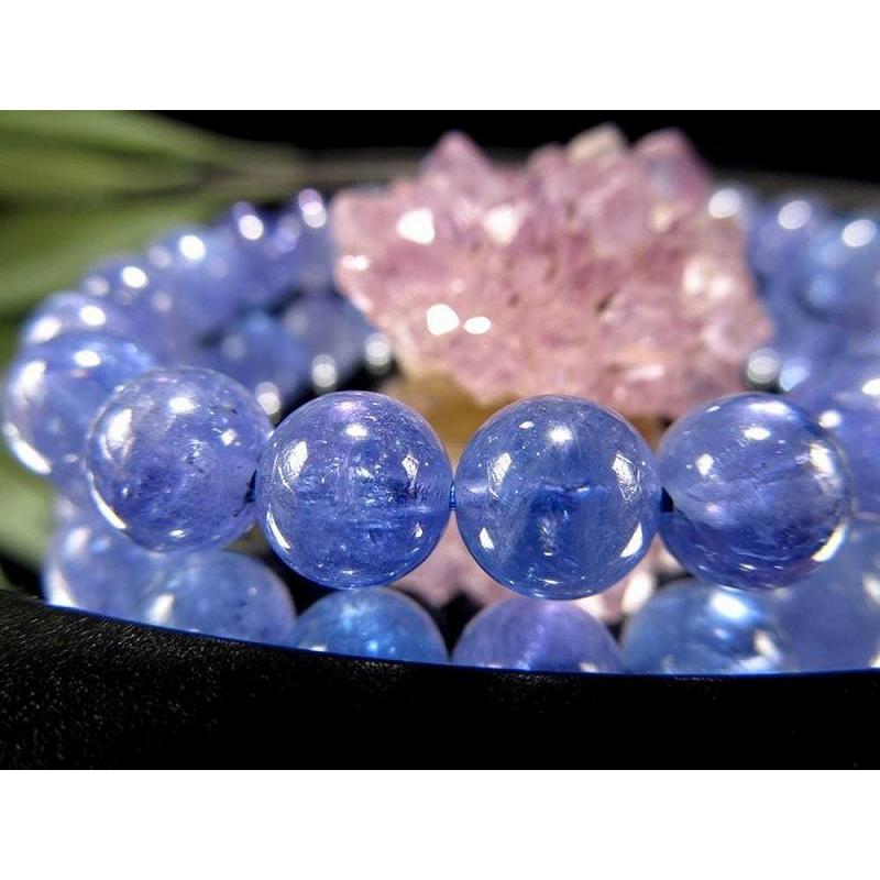 店頭展示中 5A タンザナイト（ブルーゾイサイト）ブレスレット