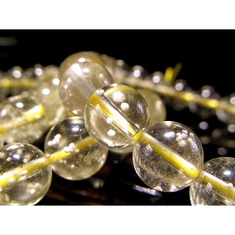 美しい水晶トップチビグリーントルマリン少しブラックinリビアンブレスレット 美しい水晶トップチビグリーントルマリン少しブラックinリビアン