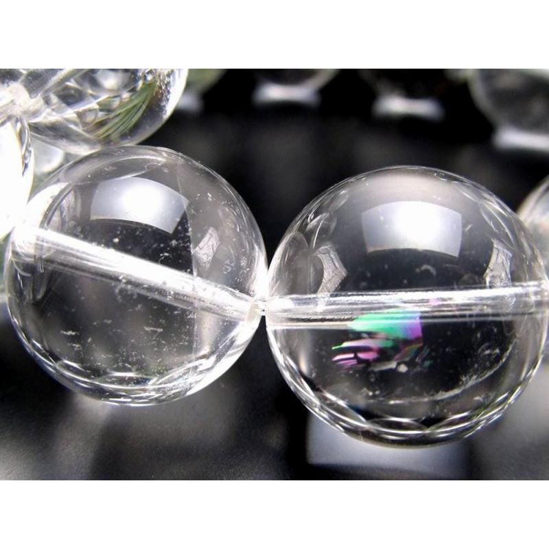 巨珠 大特価 レムリアンシードクリスタル ブレスレット 17mm-17.5mm×12珠前後 ギャランティーカード付き 古代の叡智を封じ込めた水晶 心を静める ブラジル_4