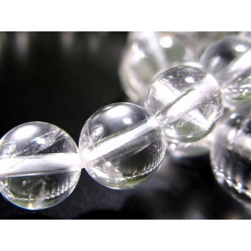 超高波動のクリスタル サチャロカクォーツ ブレスレット 5mm-5.5mm×36珠前後 清らかな透明感 ヒーラーから人気 ギャランティーカード付き インド | ブランド登録なし | 03