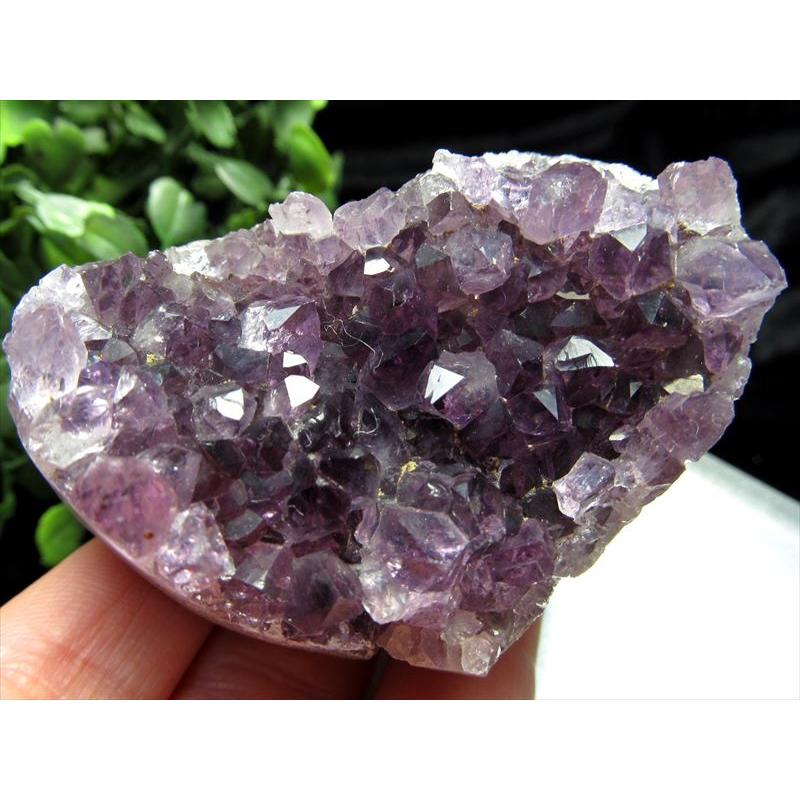 4A アメジスト ハート型クラスター 最大幅約58mm 重さ115g 極上美麗