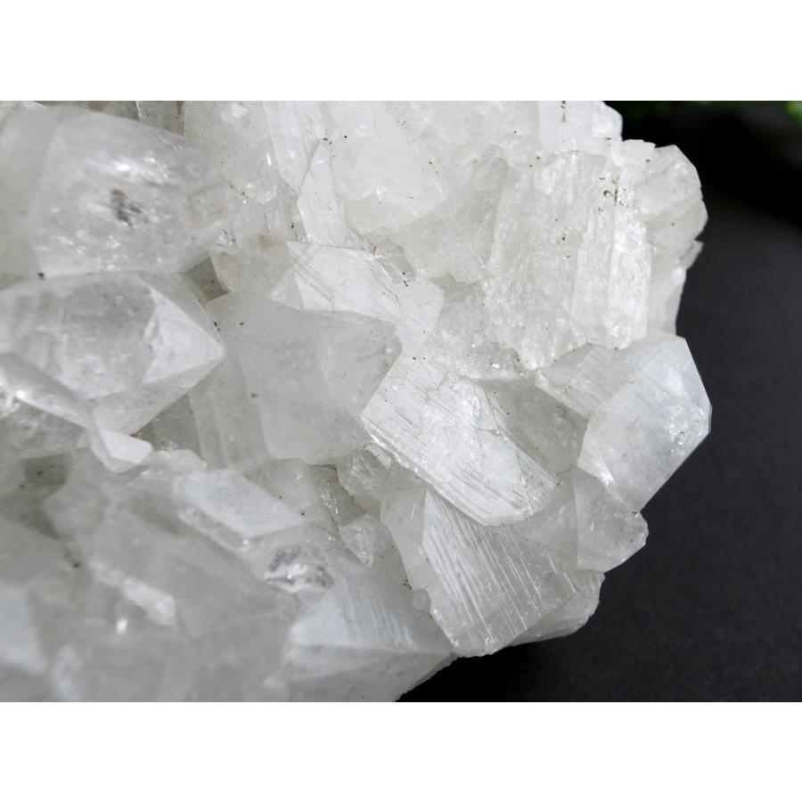 虹入り 4A アポフィライト 魚眼石 クラスター原石 最大幅139mm 重さ