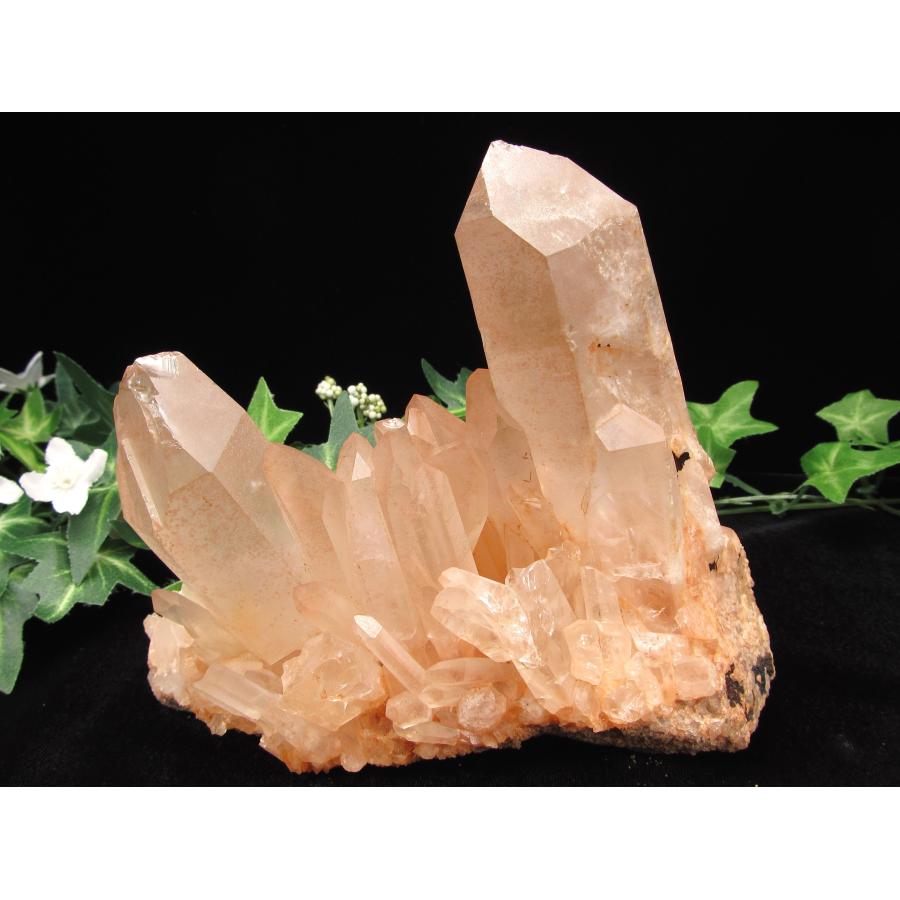 天然石パワーストーン激レア！！タンジェリンクォーツクラスター