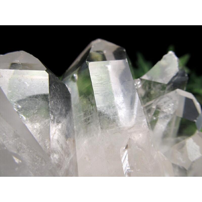 大地が育んだ光の宇宙 ブラジル産 水晶 クラスター 専用木製台座付 最