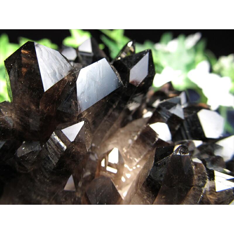 待望の再入荷 アーカンソー州産 モリオン結晶クラスター 最大幅約129mm