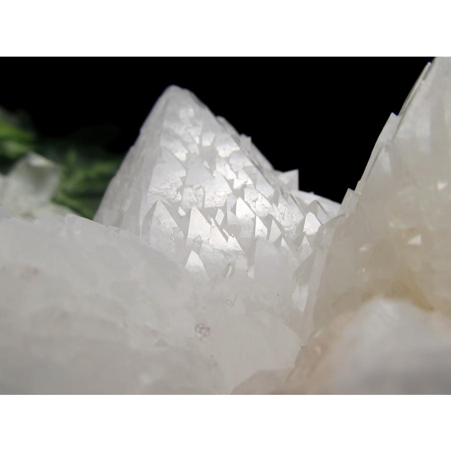 龍鱗タイプ チベット産 ヒマラヤ水晶 クラスター 高さ53mm 重さ570g