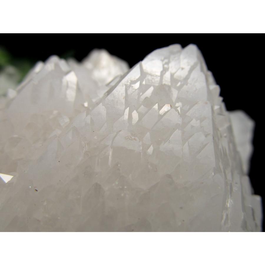 龍鱗タイプ チベット産 ヒマラヤ水晶 クラスター 高さ53mm 重さ570g