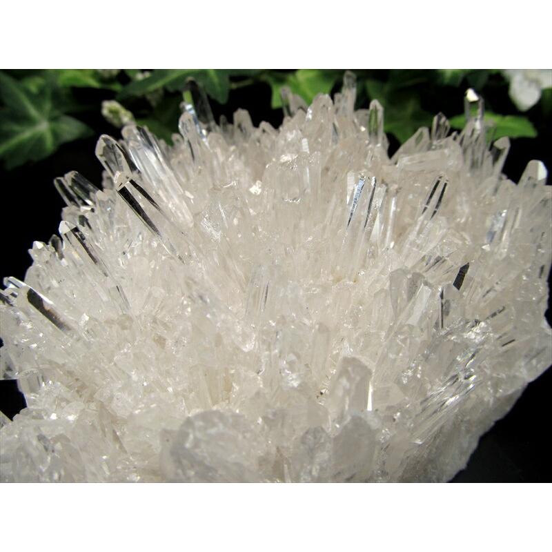 虹入り 4A 四川省産 水晶 クラスター 最大幅118mm 重さ527g 透明 超