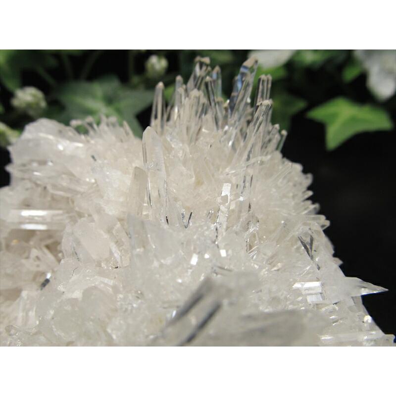 4A 四川省産 水晶 クラスター 最大幅93mm 重さ252g 透明 超人気針状