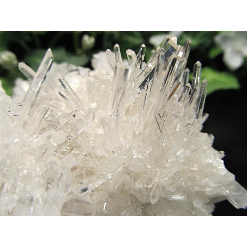 4A 四川省産 水晶 クラスター 最大幅93mm 重さ252g 透明 超人気針状