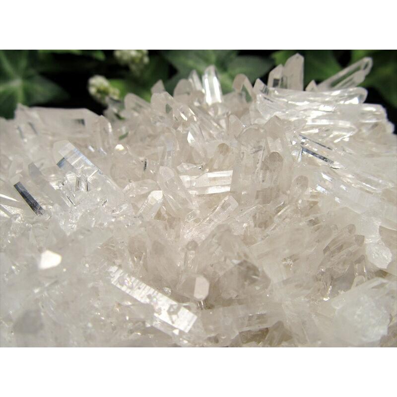 4A 四川省産 水晶 クラスター 最大幅99mm 重さ324g 透明 超人気針状