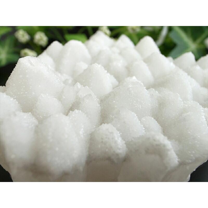 新雪の様なキラキラ スノーホワイト ドゥルージーキャップ クォーツ クラスター 最大幅92mm 重さ354g 氷の様なキラキラ ドゥルージー 結晶 水晶 | ブランド登録なし | 01