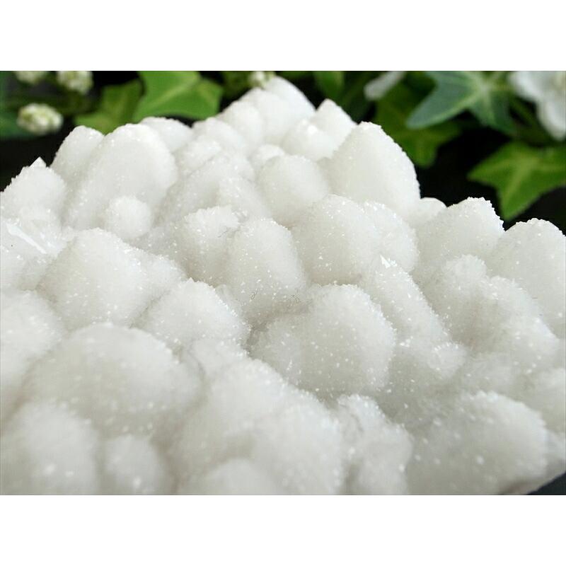 新雪の様なキラキラ スノーホワイト ドゥルージーキャップ クォーツ クラスター 最大幅92mm 重さ354g 氷の様なキラキラ ドゥルージー 結晶 水晶 | ブランド登録なし | 02