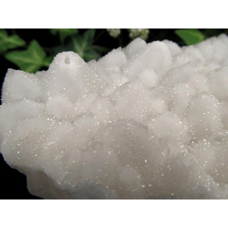 新雪の様なキラキラ スノーホワイト ドゥルージーキャップ クォーツ クラスター 最大幅92mm 重さ354g 氷の様なキラキラ ドゥルージー 結晶 水晶 | ブランド登録なし | 07