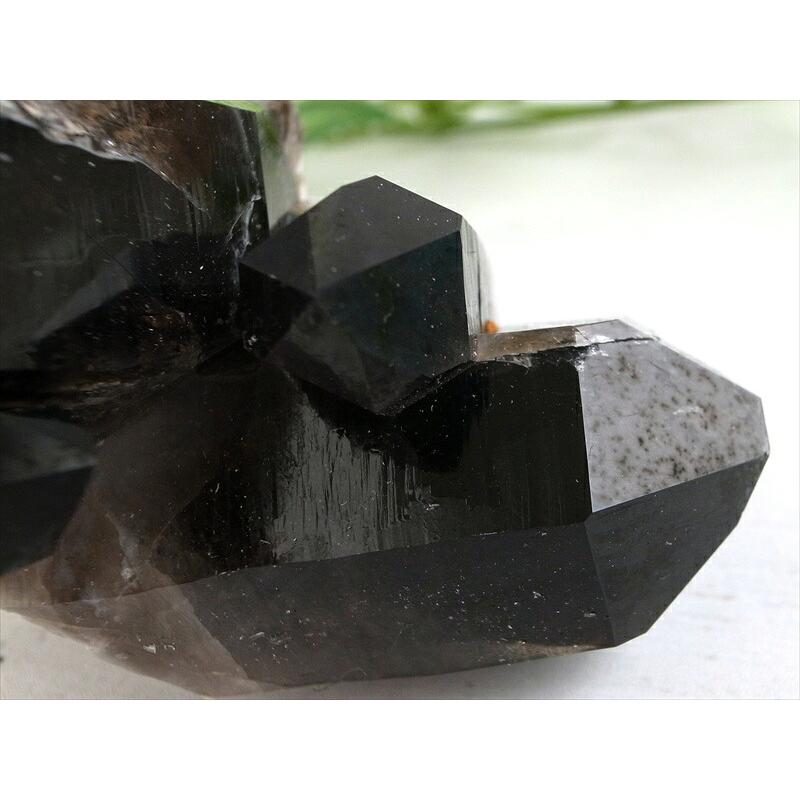 待望の再入荷 アーカンソー 州 産 モリオン 結晶 クラスター 最大幅約70mm 重さ100g 最強の魔除け・邪気払いの石 1点物 艶々極上 黒水晶 アーカンソー 州 産 | ブランド登録なし | 03