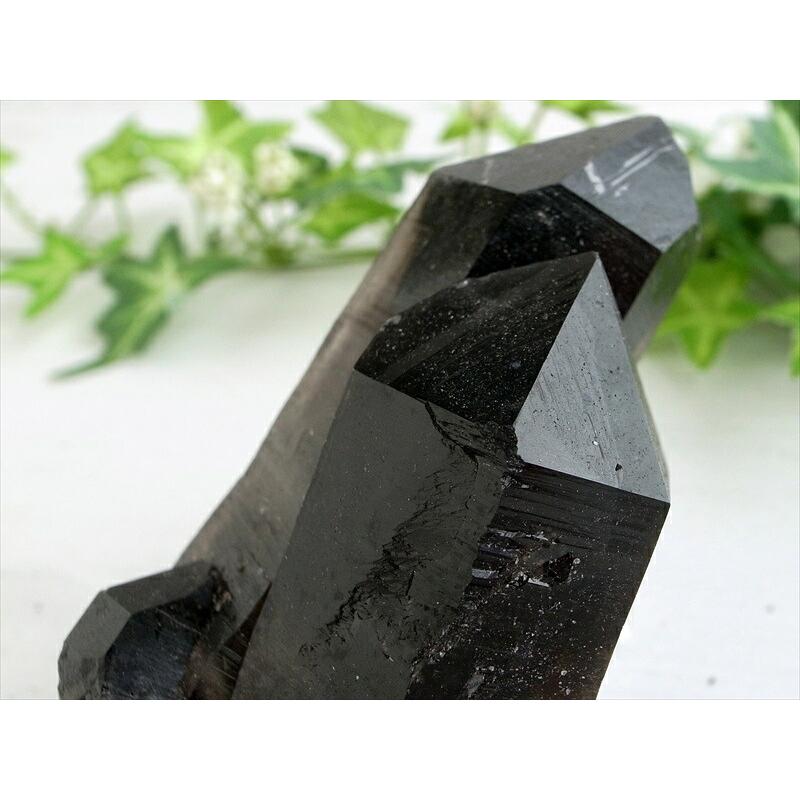 待望の再入荷 アーカンソー 州 産 モリオン 結晶 クラスター 最大幅約54mm 重さ167g 最強の魔除け・邪気払いの石 1点物 艶々極上 黒水晶 アーカンソー 州 産 | ブランド登録なし | 02