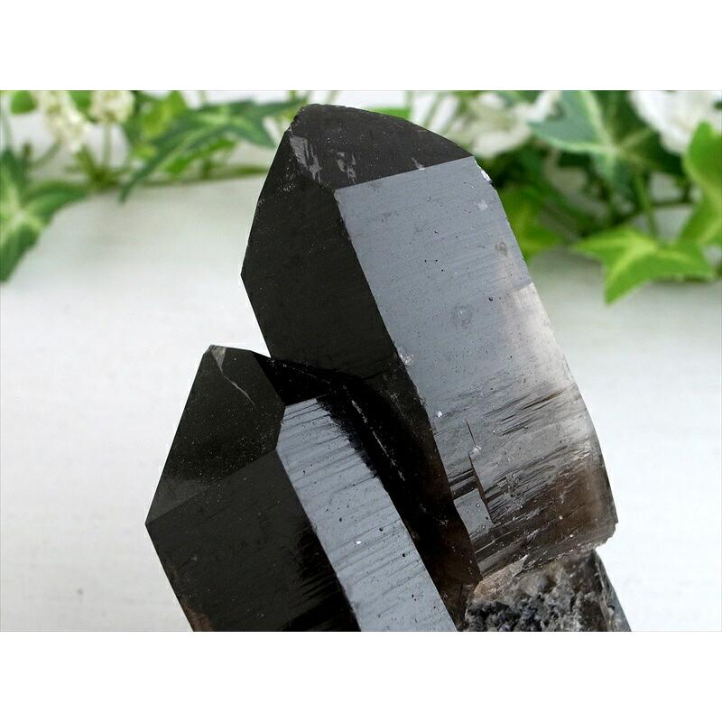 待望の再入荷 アーカンソー 州 産 モリオン 結晶 クラスター 最大幅約54mm 重さ167g 最強の魔除け・邪気払いの石 1点物 艶々極上 黒水晶 アーカンソー 州 産 | ブランド登録なし | 03