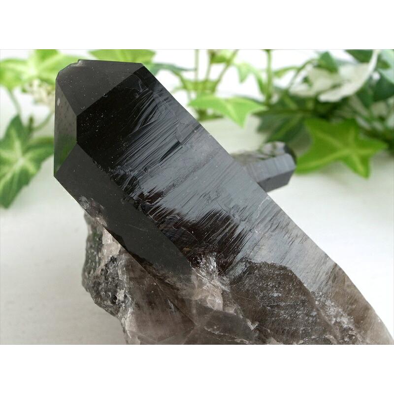 待望の再入荷 アーカンソー 州 産 モリオン 結晶 クラスター 最大幅約83mm 重さ170g 最強の魔除け・邪気払いの石 1点物 艶々極上 黒水晶 アーカンソー 州 産 | ブランド登録なし | 01