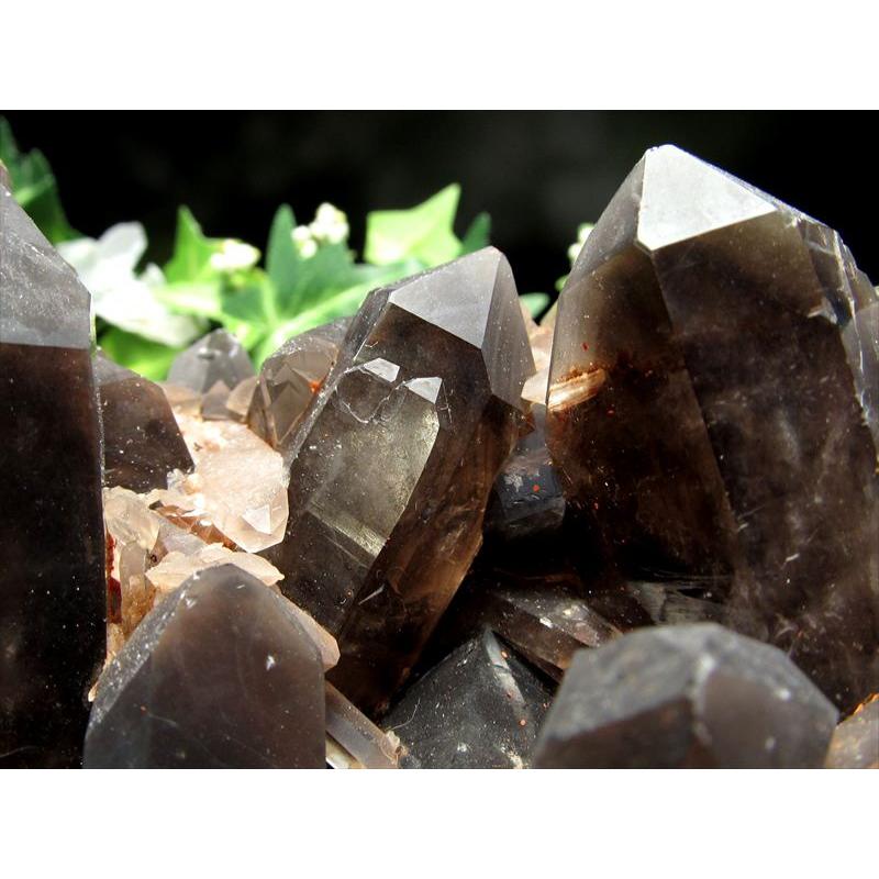 モリオンの大きなクラスター（母岩無し原石） モリオンの大きなクラスター（母岩無し原石） モリオンの大きな