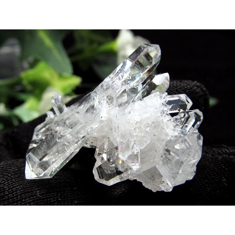 大特価 4A+ トマス産 超透明水晶 クラスター SSサイズ 1個売り 4cm×4cm