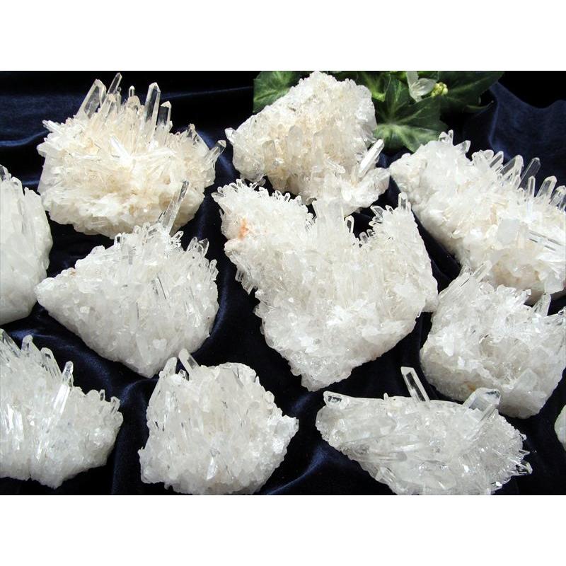 5A 四川省産 水晶クラスター原石 1個売り 重さ約30g-40g 超透明結晶 超