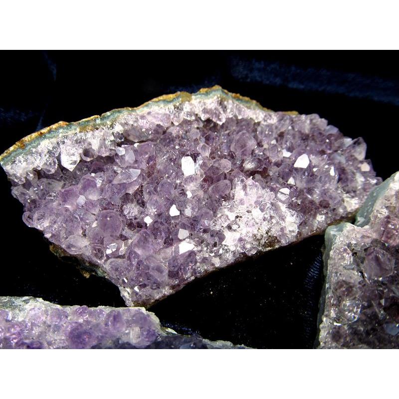 超可愛い ウルグアイ産アメジストクラスター ピンク色天然石 原石 ゲー