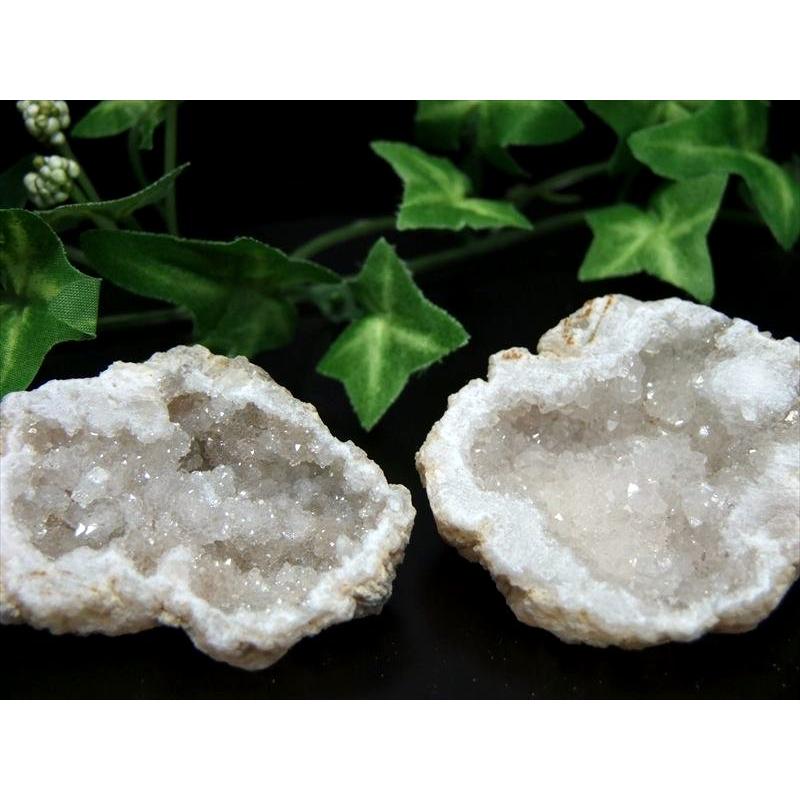 セット売り キラキラ 天然タイプ ちびジオード 昌洞 ハーフカット 約