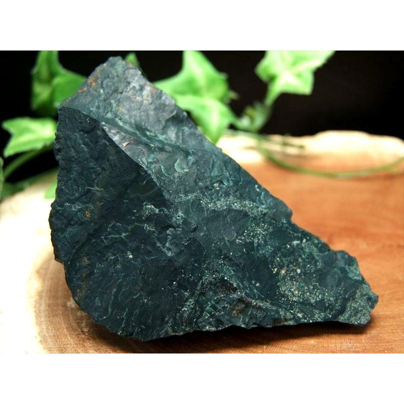 高品質 濃い緑 出雲石 碧玉 原石 深緑タイプ 89g 幅80mm 大地のパワーを感じる石 ジャスパー 碧玉 島根県 松江市 玉湯町 玉造 花仙山 産 パワーストーン_2