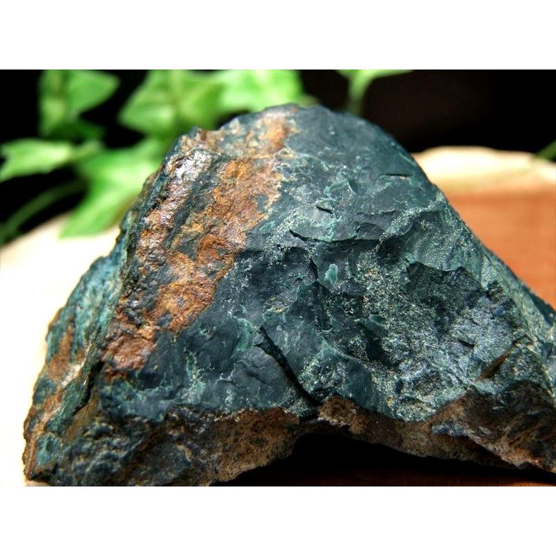 高品質 濃い緑 出雲石 碧玉 原石 深緑タイプ 89g 幅80mm 大地のパワーを感じる石 ジャスパー 碧玉 島根県 松江市 玉湯町 玉造 花仙山 産 パワーストーン_3
