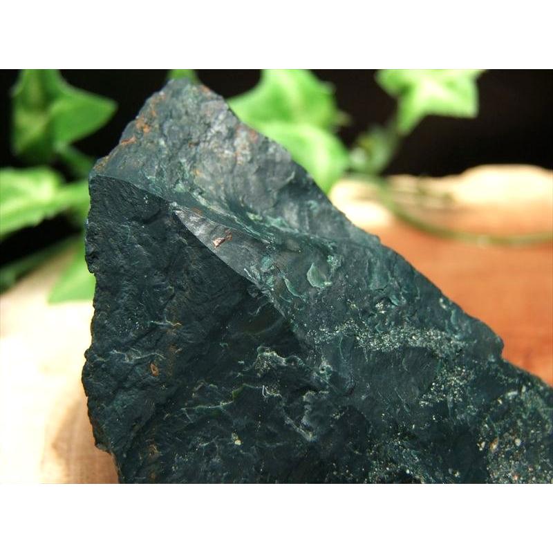 高品質 濃い緑 出雲石 碧玉 原石 深緑タイプ 89g 幅80mm 大地のパワーを感じる石 ジャスパー 碧玉 島根県 松江市 玉湯町 玉造 花仙山 産 パワーストーン_5