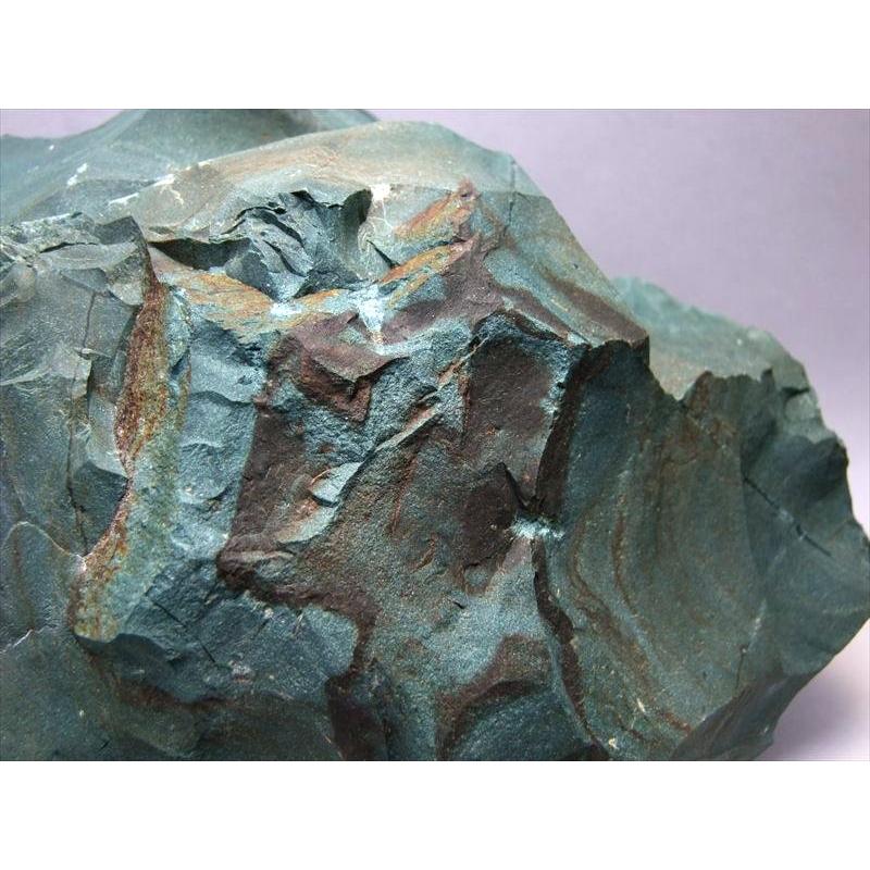 大特価 特大 出雲石 碧玉 原石 2344g 幅180mm 大地のパワーを感じる石