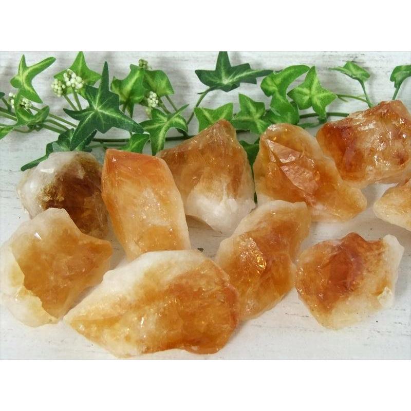 1個売り シトリン ラフ原石 100g-120g 美麗イエロー 透明感有り 金運