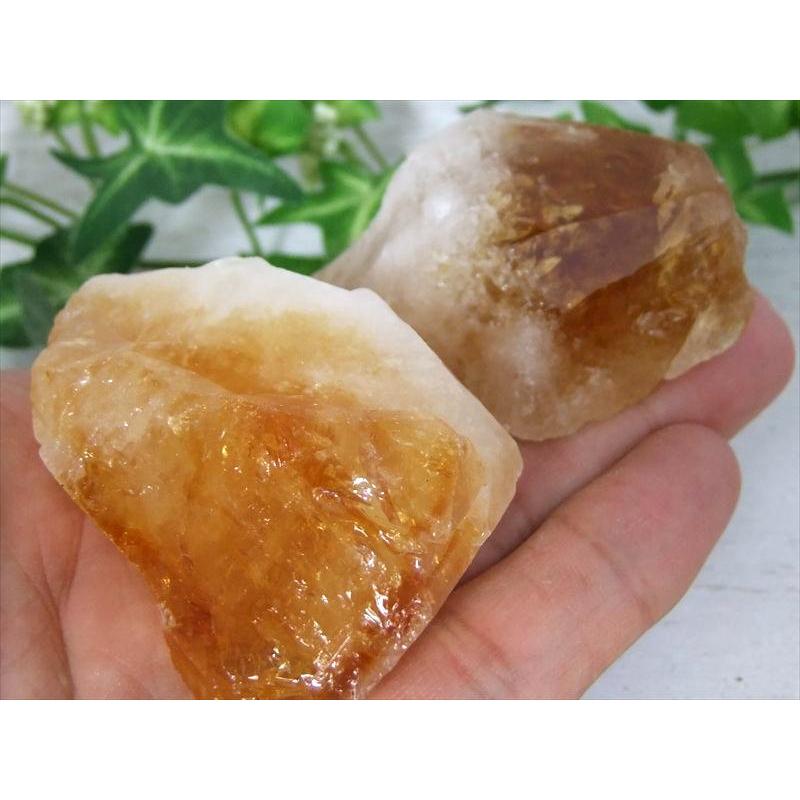 1個売り シトリン ラフ原石 100g-120g 美麗イエロー 透明感有り 金運