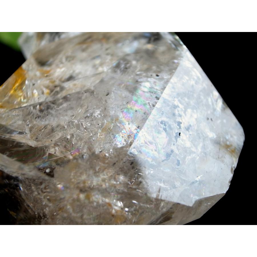 虹入り ハーキマーダイヤモンド ハーキマー水晶 結晶 最大幅 約69mm 重