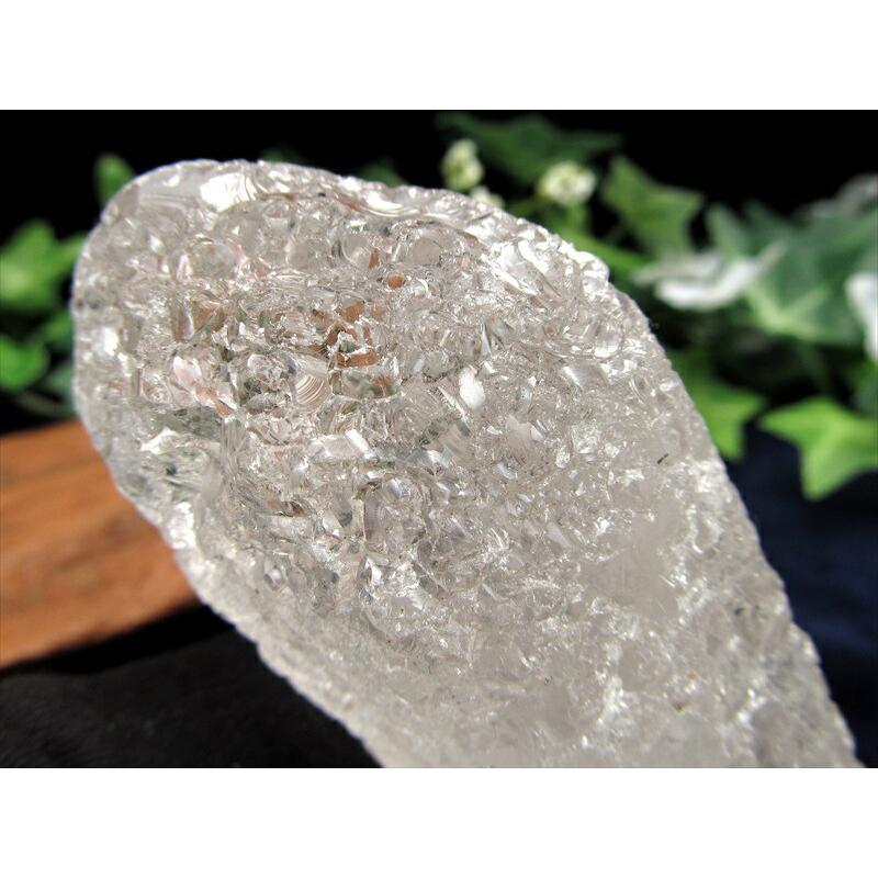 ヒマラヤ水晶 アイスクリスタル ニルヴァーナクォーツ 原石 最大幅