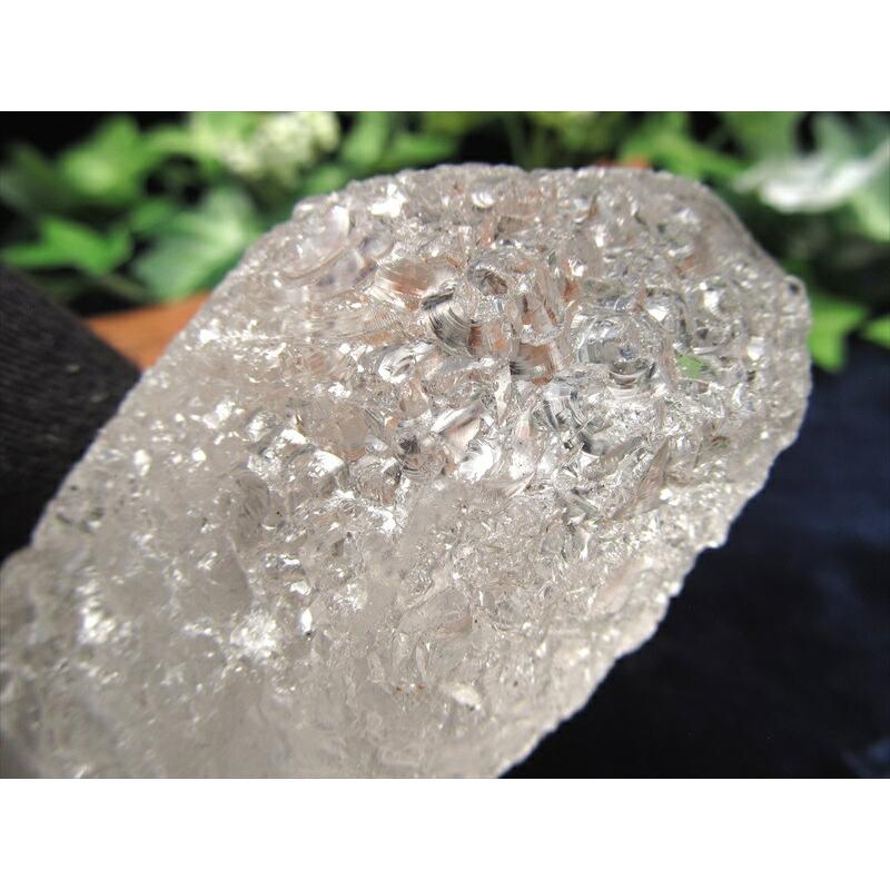 ヒマラヤ水晶 アイスクリスタル ニルヴァーナクォーツ 原石 最大幅